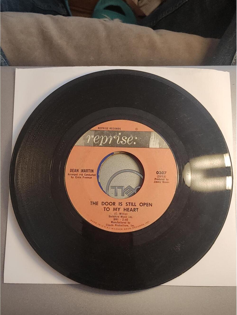 Dean Martin - the door is still open to my heart -vintage 45
